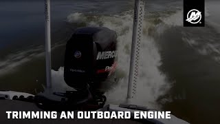 Trimming an Outboard Engine [upl. by Osner]