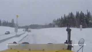 Snow Plow accident [upl. by Ykcaj]