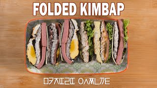 I MADE THE TRENDING FOLDED KIMBAP  Jenny’s Kitchen [upl. by Johnathan]