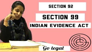 Section 92 of Indian Evidence Act  Exclusion of Evidence of Oral agreement Tutorial  2019 [upl. by Nedearb]