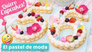 PASTEL DE NÚMEROS  Tendencia 2018  Quiero Cupcakes [upl. by Notyep787]