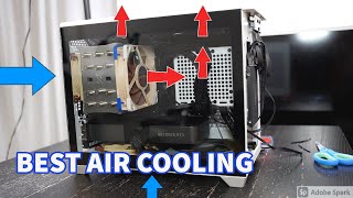 NR200 Build  Best Air Cooling Setup w Tempered Glass no compromises [upl. by Arakawa]