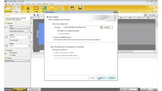 PTouch  How To  Printing from a Database  EN [upl. by Legna]