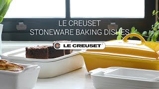 Intro to Le Creuset Stoneware Baking Dishes [upl. by Ayin]