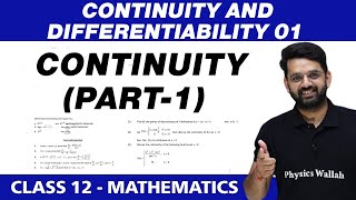 Continuity and Differentiability  Continuity Part1  Class 12 NCERT [upl. by Adraynek]