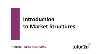 Introduction to Market Structures Introduction  Economics Revision [upl. by Fulvi517]