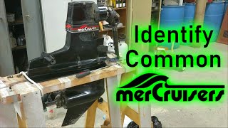 Mercruiser Outdrive Identification  Alpha Gen 1 Gen 2 and Bravo [upl. by Leesen]