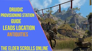 ESO Druidic Provisioning Station Guide  Druidic Provisioning Station Leads Location [upl. by Ihskaneem105]