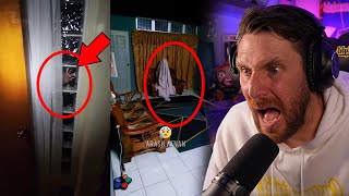 SCARY PARANORMAL VIDEOS That Will Freak You Out REACTION [upl. by Oruasi]