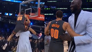 Aaron Gordon Shocks Entire Crowd After Dunk Over Tacko Fall  2020 NBA Slam Dunk Contest [upl. by Ahsimik536]