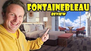 FONTAINEBLEAU LAS VEGAS DETAILED Hotel Review amp Room Tour [upl. by Dranyer]