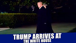 President Trump arrives at White House after visit to his property in MaraLago  USA I America [upl. by Noinatrad]