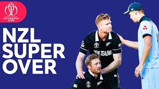 New Zealand Super Over  Every Ball  ICC Cricket World Cup 2019 [upl. by Tselec]