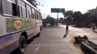 Driving through Alwar en route Sariska in Rajasthan [upl. by Eirolav]