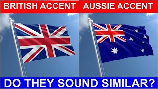 AUSTRALIAN AUSSIE ACCENT VS BRITISH ACCENT  Verbale Mondo [upl. by Anerol]