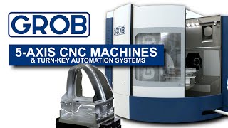 INCREDIBLE 5Axis CNC Machines GROB Factory Tour [upl. by Enilrae]