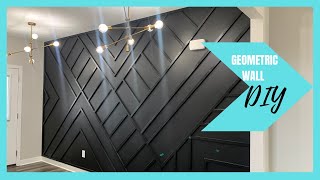 DIY Geometric Wall [upl. by Sabir954]