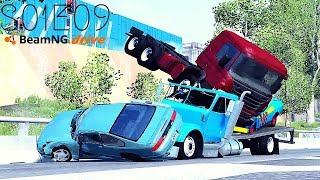 Beamng Drive Movie Epic Police Chase 2 Sound Effects PART 9  S01E09 [upl. by Chiquia]