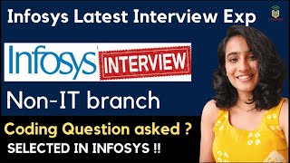 Infosys Latest Interview Experience DIVYA  Infosys Actual Interview Experience [upl. by Hui965]