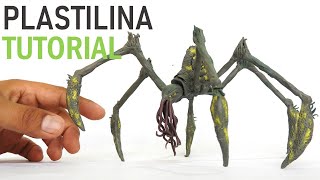 Como hacer a SCYLLA de GODZILLA KING OF THE MONSTERS de Plastilina paso a paso [upl. by Sianna]