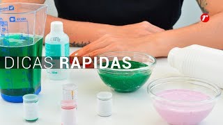 DICAS RÁPIDAS  Como fazer Slime [upl. by Dorey]