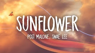 Post Malone Swae Lee  Sunflower Lyrics [upl. by Iasi]