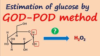 GODPOD method for estimation of glucose [upl. by Teria]