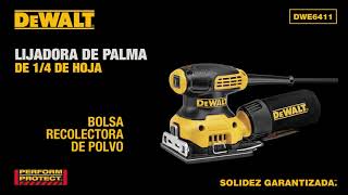 Lijadora RotoOrbital para madera DEWALT de 230W DWE6411 [upl. by Akili778]