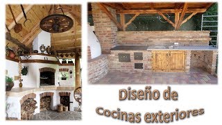 Cómo diseñar una cocina de exterior [upl. by Martguerita]