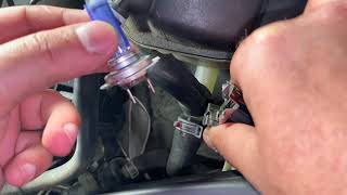 How to Change Headlight Bulb on Mercedes ML350 ML500 W164  Low Beam Bulb Replacement [upl. by Edas]