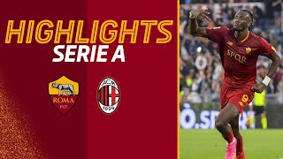 Roma 11 Milan  Serie A Highlights 202223 [upl. by Lleuqar]