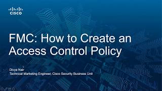 How to create an Access Control Policy on FMC [upl. by Ponce]