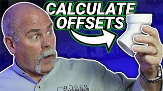 How to Calculate 45 Degree Offsets EASILY  Plumbing Math [upl. by Concordia]