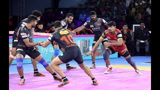 Pro Kabaddi 2019 Match 109 U Mumba vs Bengaluru Bulls video highlights [upl. by Annaeel]