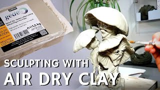 Sculpting with Air Dry Clay Tips and Materials [upl. by Gardener]