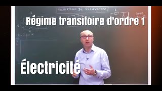 MPSIPCSI Electrocinétique Régime transitoire dordre 1 Oscillations de relaxation [upl. by Acinonrev]