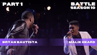 Bryan Bautista vs Malik Heard quotIts a Mans Mans Mans Worldquot The Voice Season 10 Part 12 [upl. by Koh]