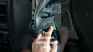 Ford Ecosport New Model Service Light Kaise Reset Karte Hain [upl. by Olivette]