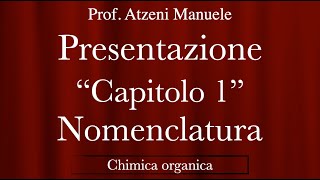 Presentazione del capitolo 1 ProfAtzeni ISCRIVITI [upl. by Aneloc]