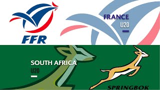 World Rugby U20s 2019  France v South Africa  FULL MATCH [upl. by Tab]