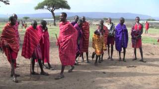 Maasai Village Tour in Kenya [upl. by Eocsor]