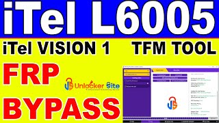 iTel Vision 1 L6005 FRP Bypass By TFM Tool [upl. by Battista]