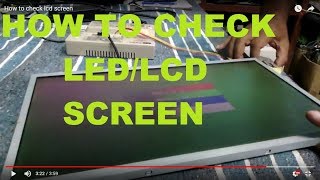 How to check lcd screen [upl. by Ronal742]