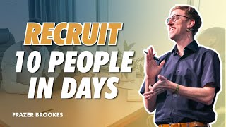 Network Marketing Recruiting – How To Recruit 10 People In 10 Days [upl. by Oiznun]