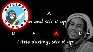 Bob Marley  Stir It Up  Chords amp Lyrics [upl. by Netsrak347]