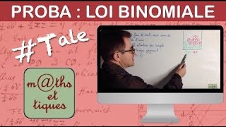 Calculer une probabilité avec une loi binomiale  Terminale [upl. by Melanie]