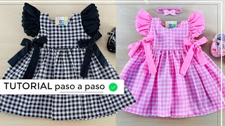 DIY Como hacer vestidos para niñas hermoso [upl. by Lenna]