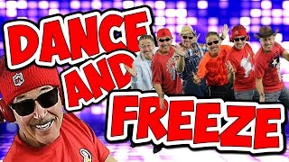 Dance amp Freeze  Dance Song for Kids  Jack Hartmann [upl. by Ahtinak]