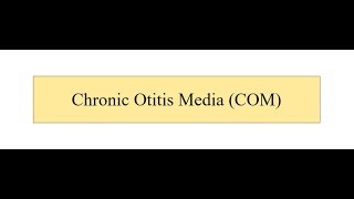 Chronic Otitis Media [upl. by Bunni]