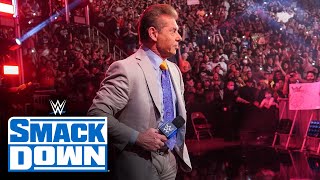 Mr McMahon welcomes the WWE Universe home SmackDown July 16 2021 [upl. by Ylesara]